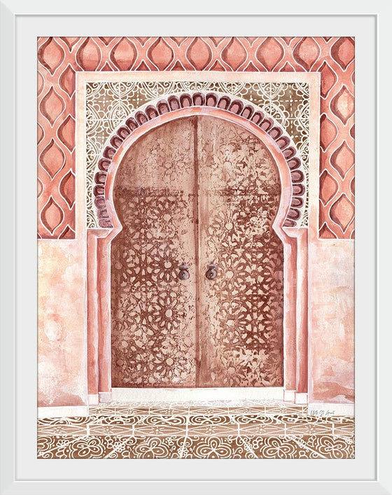 “Moroccan Streets Tiled Entrance“, Yvette St. Amant