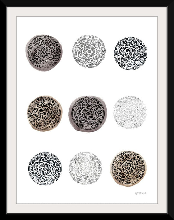 “Collected Mandala Stamp I“, Yvette St. Amant