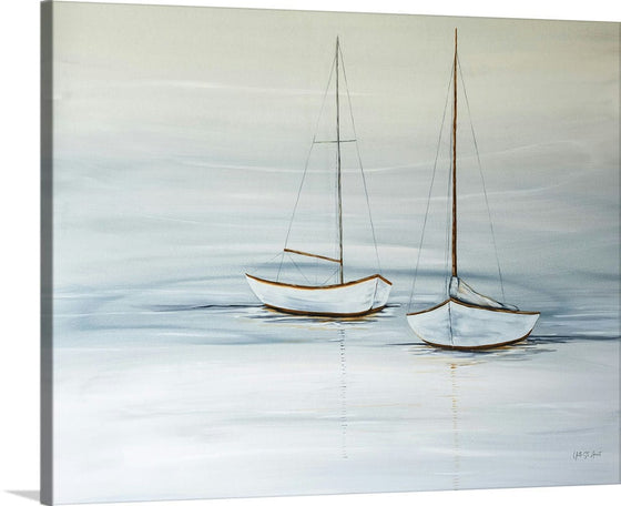 “Two Sails at Rest“, Yvette St. Amant