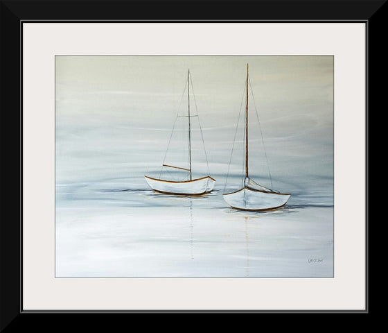 “Two Sails at Rest“, Yvette St. Amant