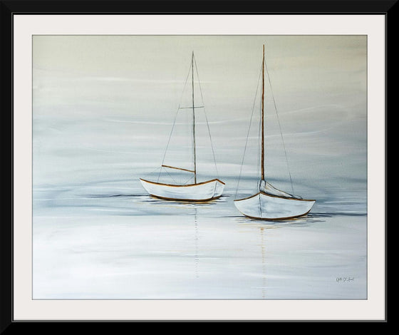 “Two Sails at Rest“, Yvette St. Amant