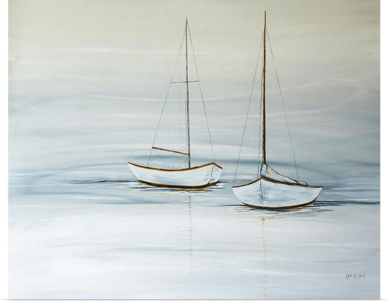 “Two Sails at Rest“, Yvette St. Amant