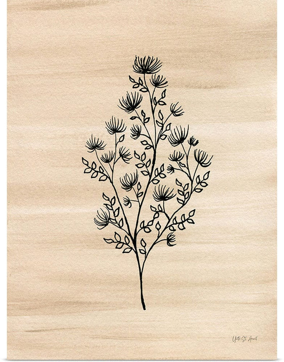 “Ink Flowers I“, Yvette St. Amant