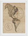 “Sepia Map of Americas“, Yvette St. Amant