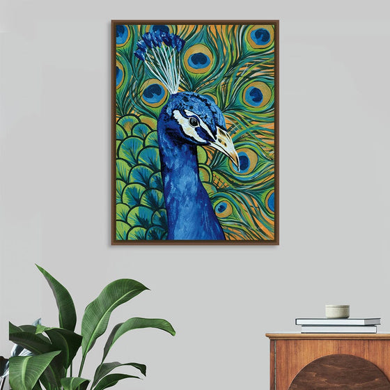 “Peacock Profile“, Yvette St. Amant