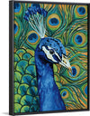 “Peacock Profile“, Yvette St. Amant