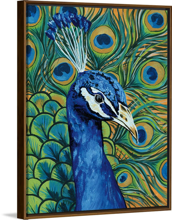 “Peacock Profile“, Yvette St. Amant