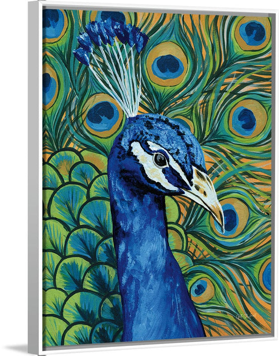 “Peacock Profile“, Yvette St. Amant