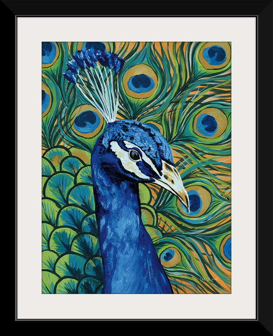 “Peacock Profile“, Yvette St. Amant