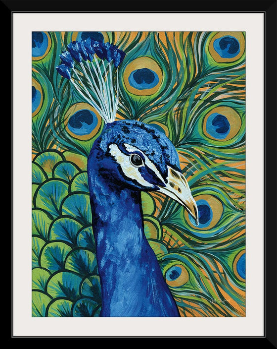 “Peacock Profile“, Yvette St. Amant