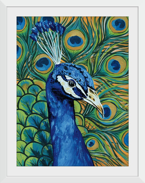 “Peacock Profile“, Yvette St. Amant