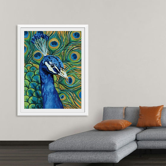 “Peacock Profile“, Yvette St. Amant