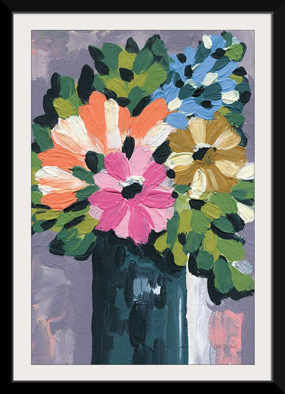 “Painterly Florals in Vase I“, Yvette St. Amant