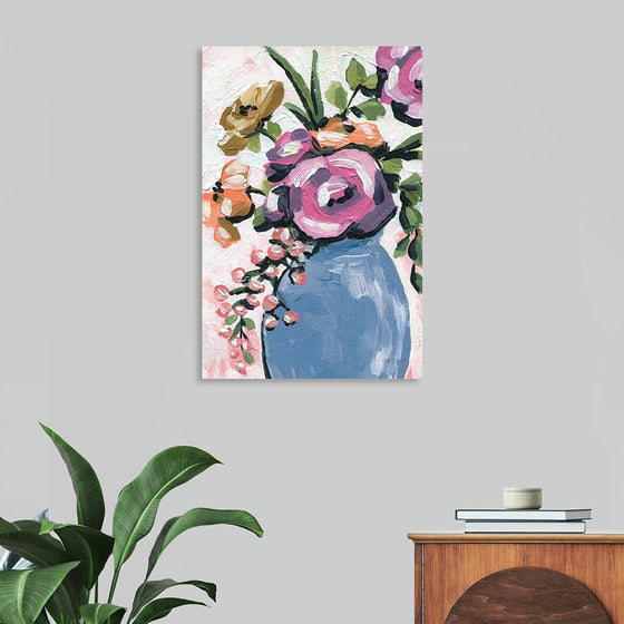 “Painterly Florals in Vase II“, Yvette St. Amant