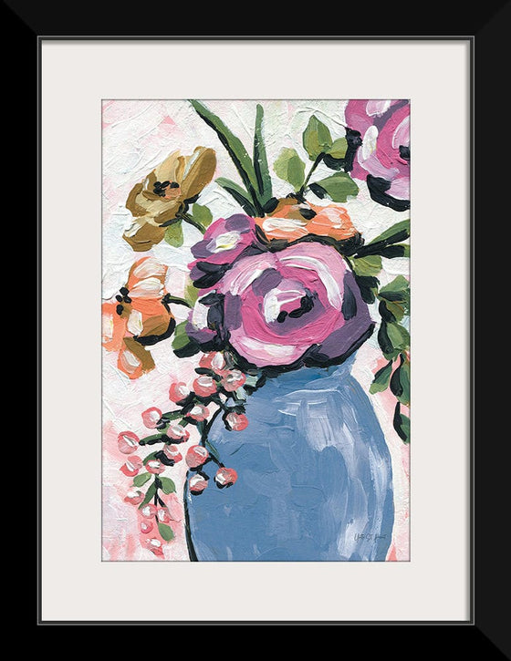 “Painterly Florals in Vase II“, Yvette St. Amant