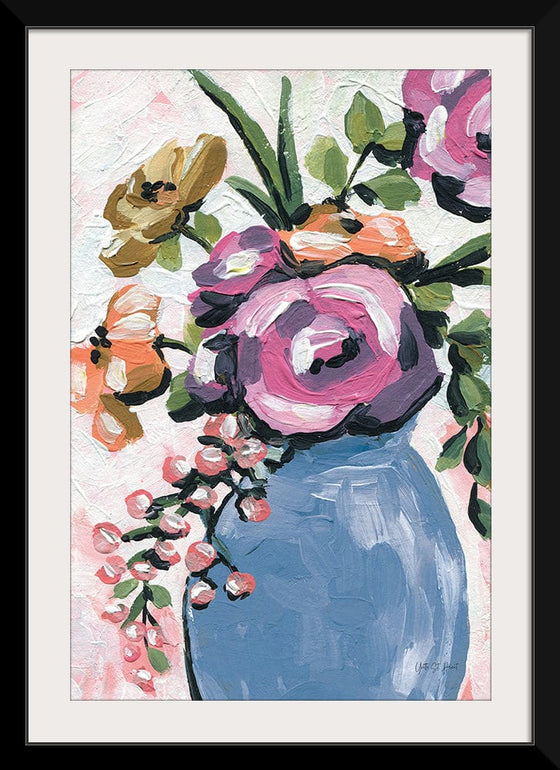 “Painterly Florals in Vase II“, Yvette St. Amant