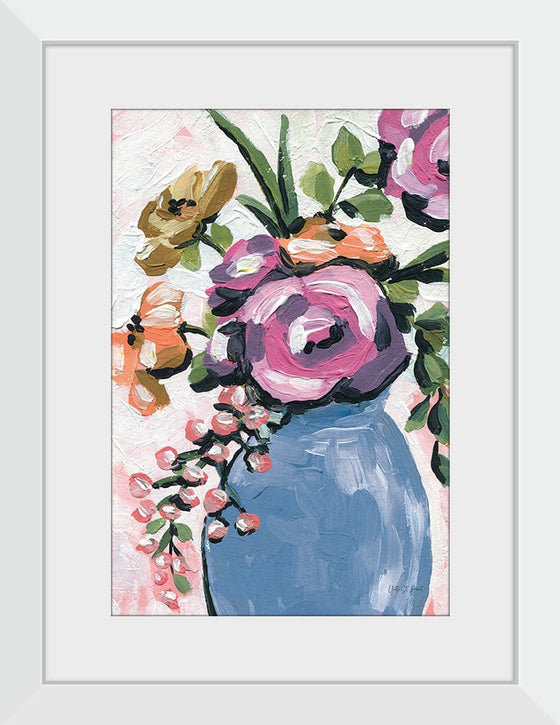 “Painterly Florals in Vase II“, Yvette St. Amant