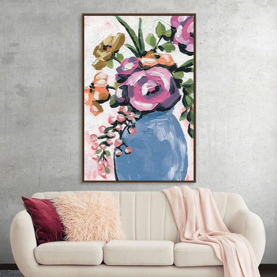 “Painterly Florals in Vase II“, Yvette St. Amant