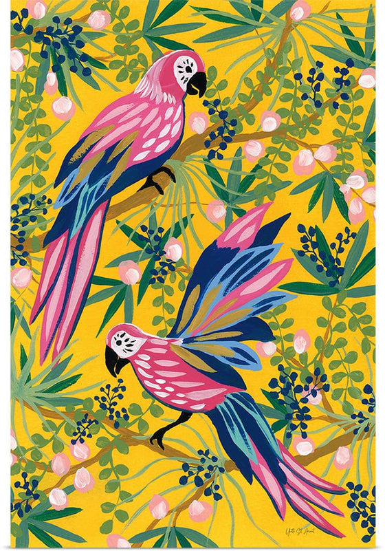 “Maximalist Parrots“, Yvette St. Amant