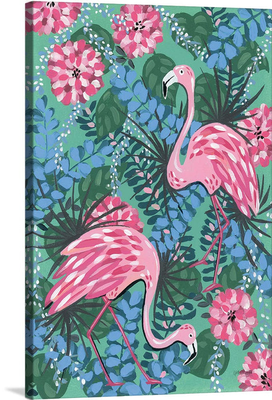 “Maximalist Flamingos“, Yvette St. Amant