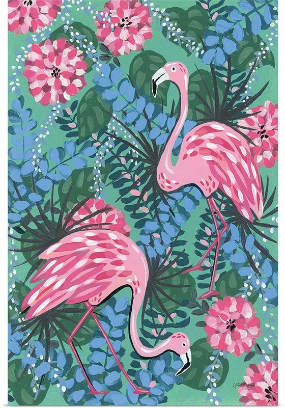 “Maximalist Flamingos“, Yvette St. Amant