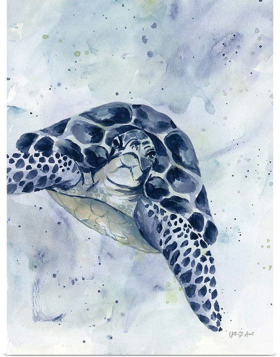 “Swimming Sea Turtle“, Yvette St. Amant