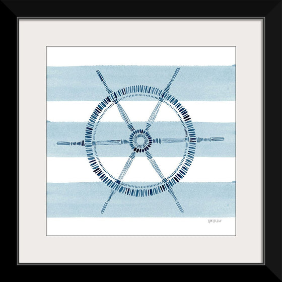 “Nautical Ship Wheel“, Yvette St. Amant