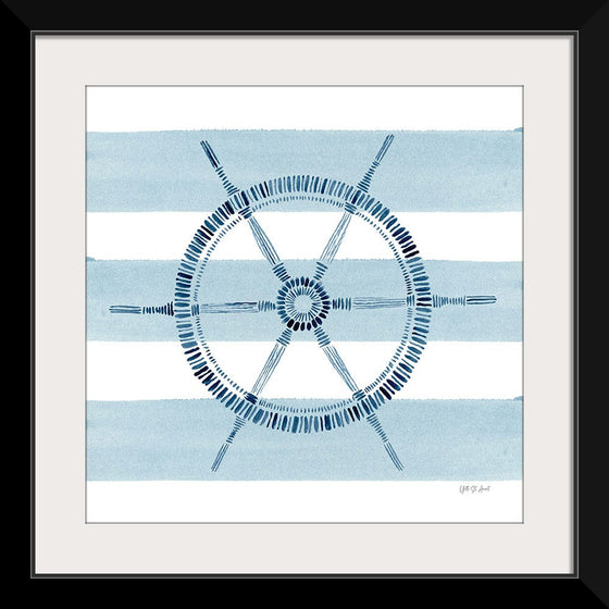 “Nautical Ship Wheel“, Yvette St. Amant