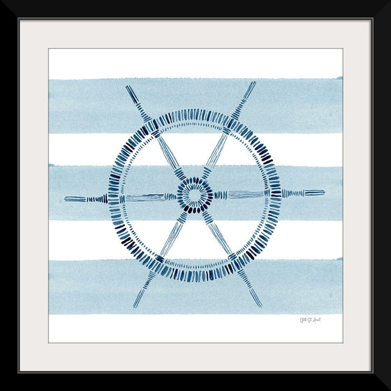 “Nautical Ship Wheel“, Yvette St. Amant