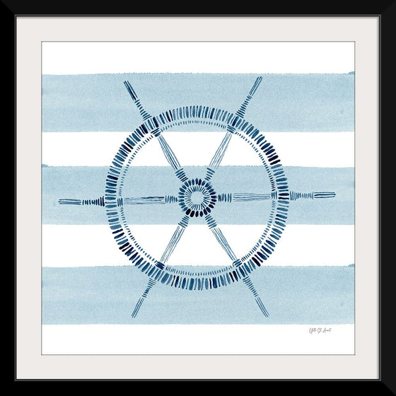 “Nautical Ship Wheel“, Yvette St. Amant