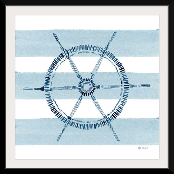 “Nautical Ship Wheel“, Yvette St. Amant