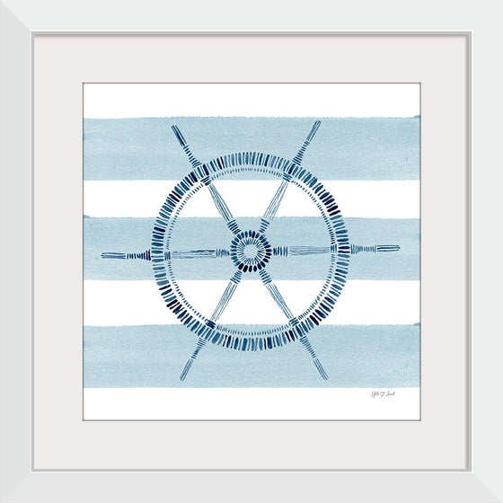 “Nautical Ship Wheel“, Yvette St. Amant