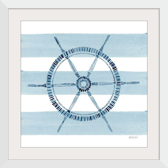 “Nautical Ship Wheel“, Yvette St. Amant