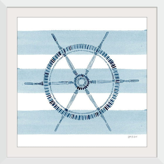 “Nautical Ship Wheel“, Yvette St. Amant