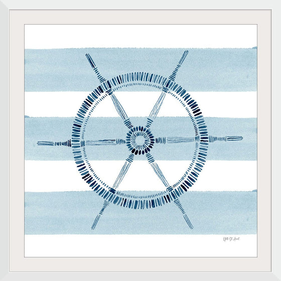 “Nautical Ship Wheel“, Yvette St. Amant