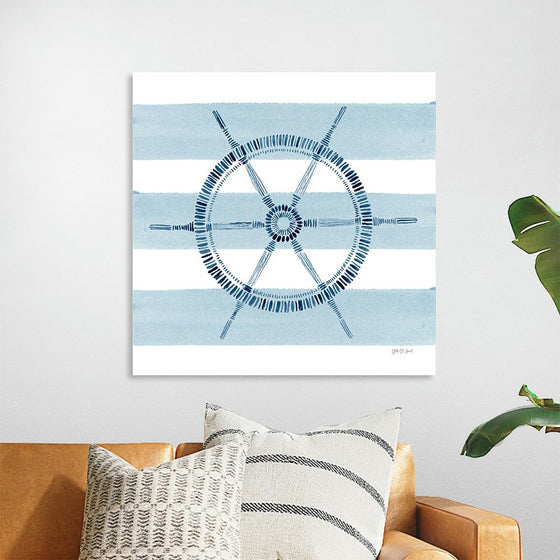 “Nautical Ship Wheel“, Yvette St. Amant