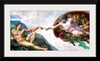 “Creation of Adam Cropped”, Michelangelo