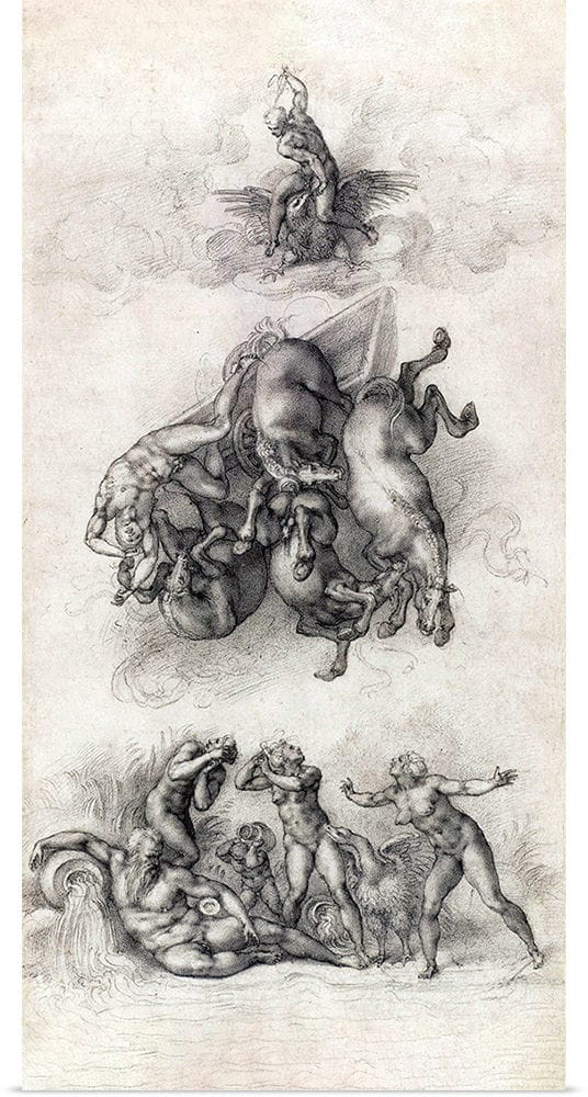 “The Fall of Phateon”, Michelangelo