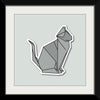 "Origami Cats Russian Blue Sitting", Benitta