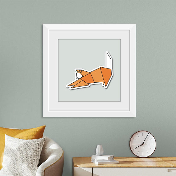 "Origami Cats Stretching Orange Cat", Benitta