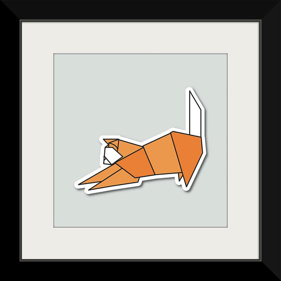 "Origami Cats Stretching Orange Cat", Benitta