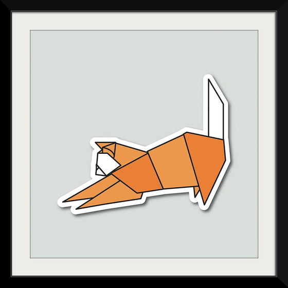 "Origami Cats Stretching Orange Cat", Benitta