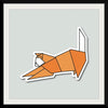 "Origami Cats Stretching Orange Cat", Benitta