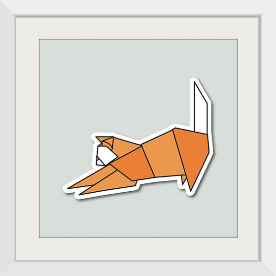 "Origami Cats Stretching Orange Cat", Benitta