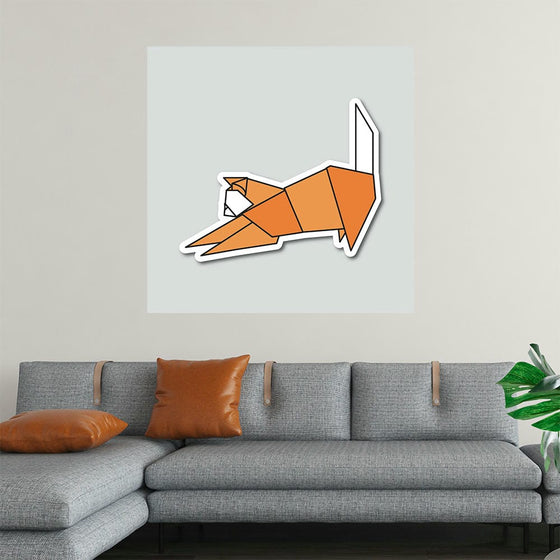 "Origami Cats Stretching Orange Cat", Benitta