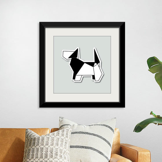 "Origami Dogs Black And White Terrier ", Benitta