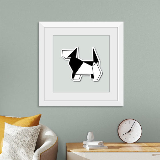 "Origami Dogs Black And White Terrier ", Benitta