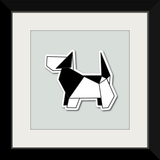 "Origami Dogs Black And White Terrier ", Benitta