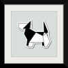 "Origami Dogs Black And White Terrier ", Benitta