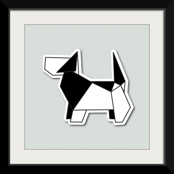 "Origami Dogs Black And White Terrier ", Benitta